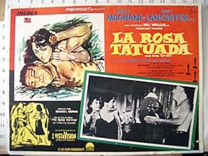 Imagen del vendedor de LA ROSA TATUADA - 1955Dir: DANIEL MANNCast: ANNA MAGNANIBURT LANCASTERMEXICOL.C.- 31 x 41-Cms.-13 x 16 IN.PLEASE CHECK THE PICTURE FOR CONDITION a la venta por ORIGINAL LOBBY CARD