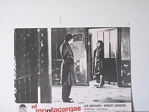 Seller image for EL MONTACARGAS - 1962Dir: MARCEL BLUWALCast: ROBERT HOSSEINLEA MASSARIESPA?A24,2 x 19,2 Cm.-10 x 8 INCHESPLEASE CHECK THE PICTURE FOR CONDITION for sale by ORIGINAL LOBBY CARD