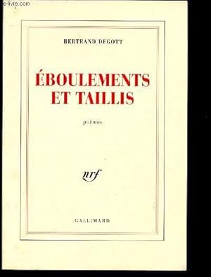 Seller image for Eboulements et taillis for sale by Le-Livre