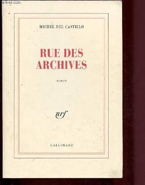 Image du vendeur pour Rue des archives mis en vente par Le-Livre