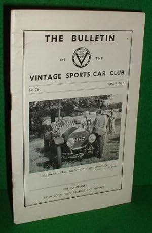 THE BULLETIN OF THE VINTAGE SPORTS CAR CLUB No 76 Winter 1962