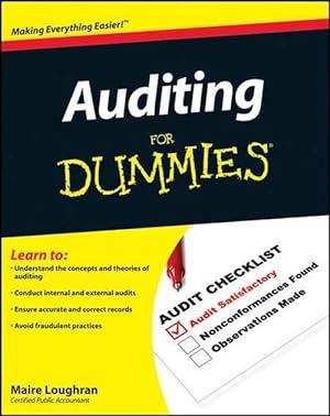 Seller image for Auditing For Dummies (Paperback) for sale by Grand Eagle Retail
