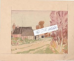 Bild des Verkufers fr ROBERT KOEPKE (1893-1968) deutscher Maler und Grafiker, Verbindung mit der Worpsweder Malschule, seit 1927 Landschaftsmaler in Schwalenberg, Bremer Knstlerbund zum Verkauf von Herbst-Auktionen