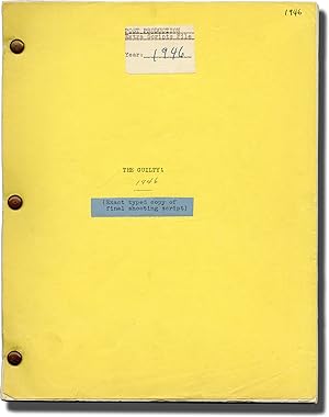 Bild des Verkufers fr The Guilty (Original screenplay for the 1947 film) zum Verkauf von Royal Books, Inc., ABAA