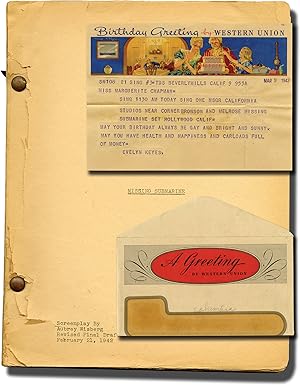 Seller image for Submarine Raider [Missing Submarine] (Original screenplay for the 1942 film) for sale by Royal Books, Inc., ABAA