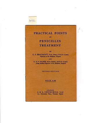 Imagen del vendedor de Practical Points in Penicillin Treatment a la venta por Gwyn Tudur Davies