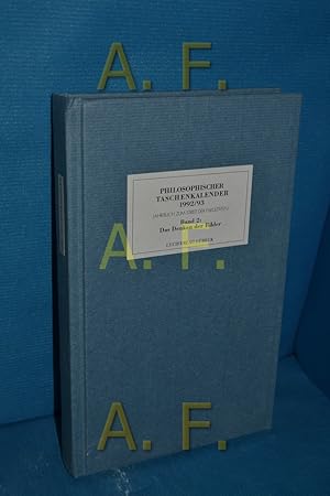 Imagen del vendedor de Philosophischer Taschenkalender 1992/93, Band 2: Das Denken der Bilder Herausgegeben im Auftrag der Gesellschaft fr Philosophische Bildung von Rdiger Schmidt und Bettina Wahrig-Schmidt. a la venta por Antiquarische Fundgrube e.U.