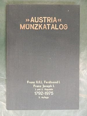 Bild des Verkufers fr Austria - Mnzkatalog 1792-1975 zum Verkauf von Buchantiquariat Uwe Sticht, Einzelunter.