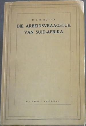 Seller image for Die Arbeidsvraagstuk van Suid-Afrika for sale by Chapter 1