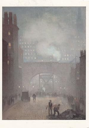 Pierre Valette York & Charles Street Manchester Art Gallery Painting Postcard