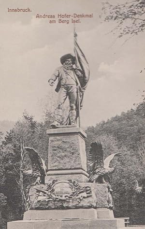 Andreas Hofer Denkmal Berg Isel Statue Monument Antique Postcard