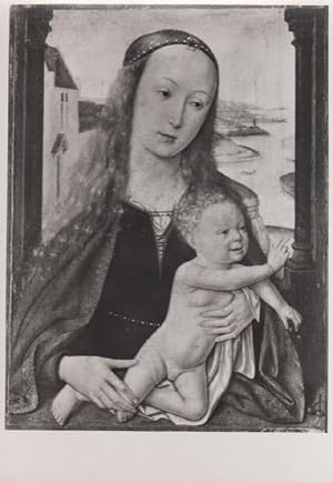 Image du vendeur pour Bruges Master Madonna And Child London University Art Gallery Painting Postcard mis en vente par Postcard Finder