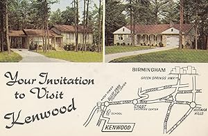 Buy A New Home In Kenwood Birmingham USA Advertising 1950s Postcard
