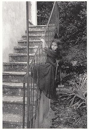 French Girl in Sommieres Climbing In Robin Hood Fashion Photo Postcard
