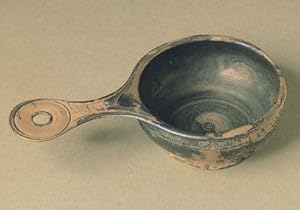 Roman Bronze Cooking Pan Trulleus Military Cavalry Rome Welsh Museum Postcard