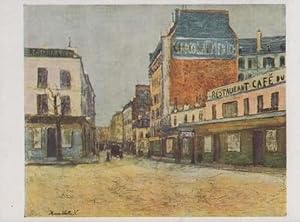 Image du vendeur pour Maurice Utrillo Street at Auteuil London Soho Gallery Painting Postcard mis en vente par Postcard Finder