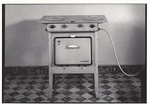 Switzerland Antique Kitchen Gas Cooker Eskimo Appliance Photo Postcard