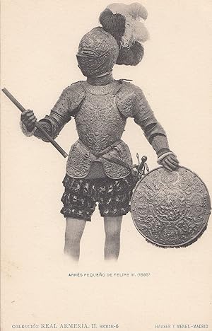 Philip Felipe 3 III King Of Spain II Portugal Knight Armour Vintage Postcard