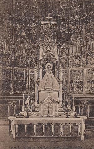 Our Lady Of Antigua Vergen Altar De Nuestra Senora Old Spanish Religious Card