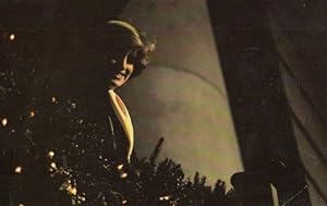 Princess Diana Turns On Christmas Lights In London in 1981 Royal Postcard