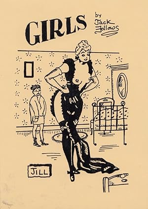 A Girl Girls Name Called Jill Burlesque Striptease Limited Edn Glamour Postcard