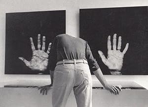 Giant Hands at Paris New York Exposition Martine Franck Award Photo Postcard