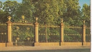 Railings Of The Summer Gardens Garden Leningrad 1980s New Postcard