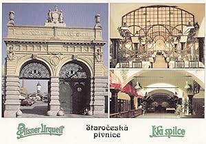 Staroceska Pivnice Prague Pilsner Urquell Postcard