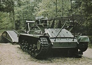 Valentine Tank Mark 2 Bridgelayer British Army Military Tank Rare Postcard