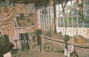 Alfriston Sussex Blacksmiths Tool Tools Blacksmith Yard Museum Craft Postcard
