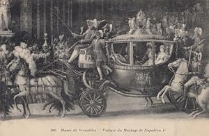 The Car Voiture De Marriage Napoleon 1st Versailles Museum Antique Postcard