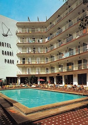 Hotel Garbi Park Lloret De Mar Swimming Pool Spanish Postcard