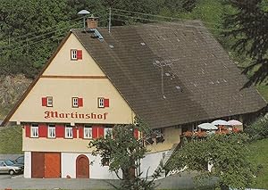 Cafe Martinshof Gasthof Kaltbrunn Switzerland Postcard