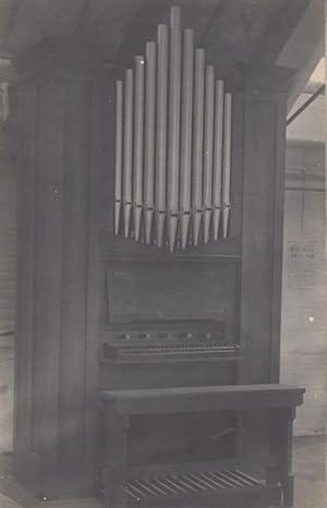 Walker Taylor Organ At Lincoln Church Floor Plan Installation Antique Postcard
