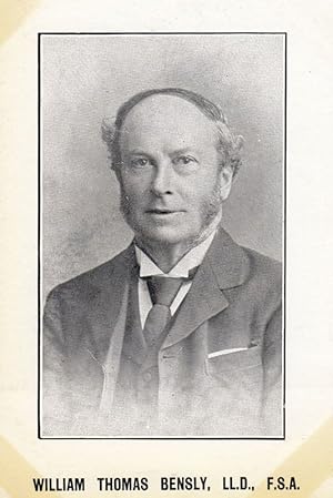 William Thomas Bensley British Victorian Artist Painter Old Plain Back Postcard