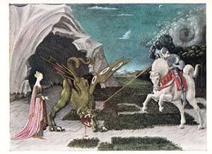 Seller image for Uccello Saint St George & The Dragon Rare National Gallery Art Painting Postcard for sale by Postcard Finder