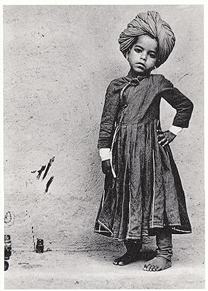 Seller image for New Delhi Indian Boy Turban Headwear Pots Of Ink Raghu Rai Postcard for sale by Postcard Finder