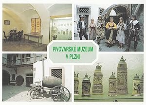 Pilsen Brewery Museum Czech Republic Soviet Alcohol Factory Postcard