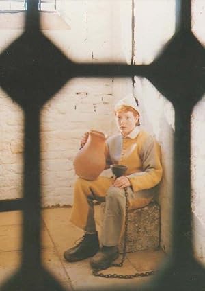 Prisoner at Northleach Prison Northleach Cotswolds Correction Waxwork Postcard