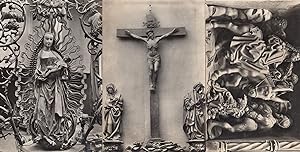 Calcar Nikolaikirche Kirche 3x German Religious Sculpture RPC Postcard s