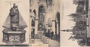 Melsele Flanders Belgium Our Lady Of Gaverland Chapel Religious 3 Old Postcard s