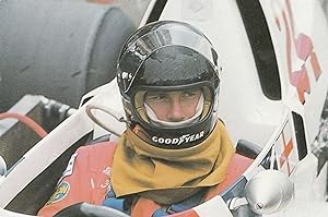 James Hunt Formula 1 Motor Racing Grand Prix in 1975 Postcard