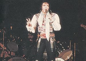 Elvis Presley Live In Nassau 1975 Official Postcard