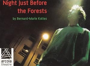 Night Just Before The Forests Bernard Marie Koltes Play Advertising Postcard