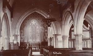 Frittenden Church Kent Organ Interior Antique Real Photo Postcard