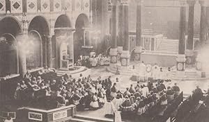 The Consecrating Consecration Of The Altar Church By Bishop Old Vintage Postcard