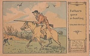 Immagine del venditore per Fathers Gone A Hunting Painting Fox Hunt Rifle Postcard venduto da Postcard Finder