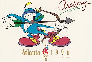 Archery Atlanta 1996 Rare American Olympic Games Postcard