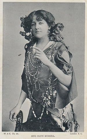 Miss Olive Morrell Antique Postcard