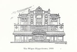 The Wigan Hippodrome Theatre in 1935 Pleasures Of The Night Postcard
